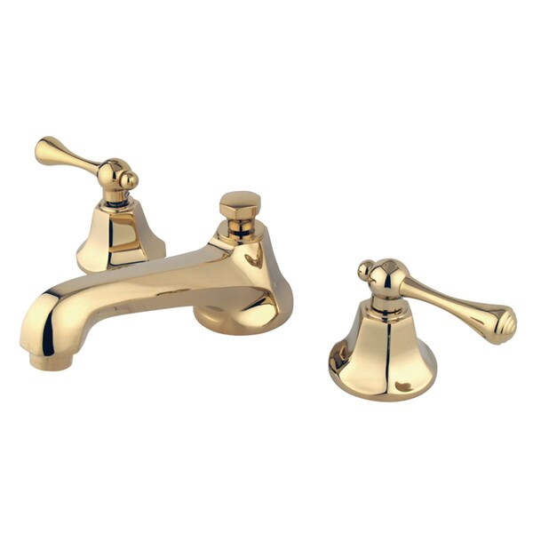 KS4462BL 8" Widespread Bathroom Faucet, Polished Brass